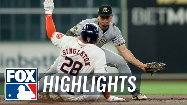 Brewers vs. Astros Highlights