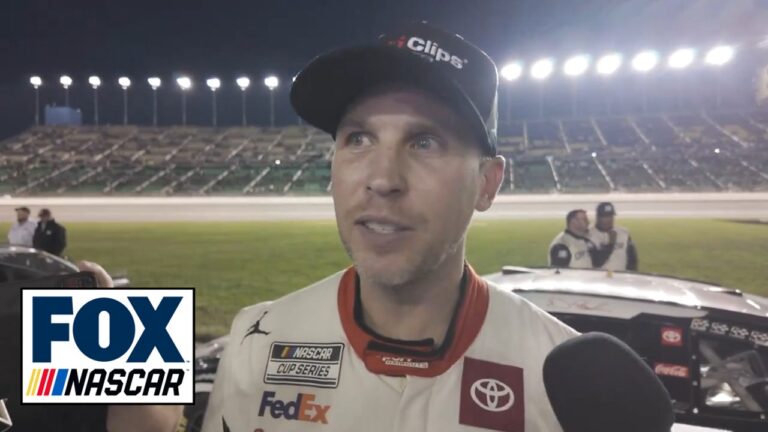 Denny Hamlin talks pit road issues and the final restart