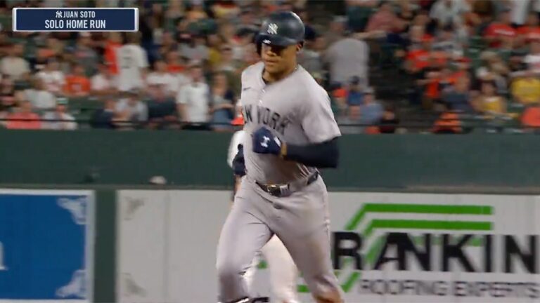 Juan Soto smashes a home run out of Camden Yards as Yankees trim lead vs. Orioles