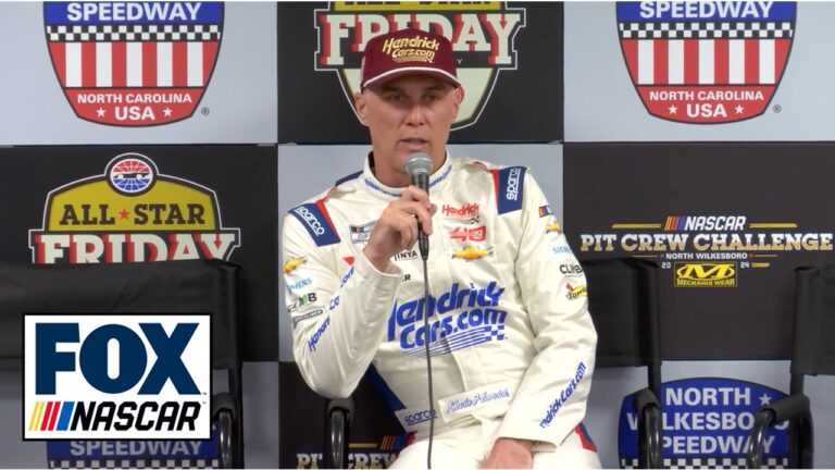 Kevin Harvick said Stewart-Haas Racing was helpful in getting seats and stuff over to Hendrick