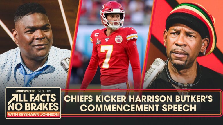 LZ Granderson reacts to Chiefs kicker Harrison Butker