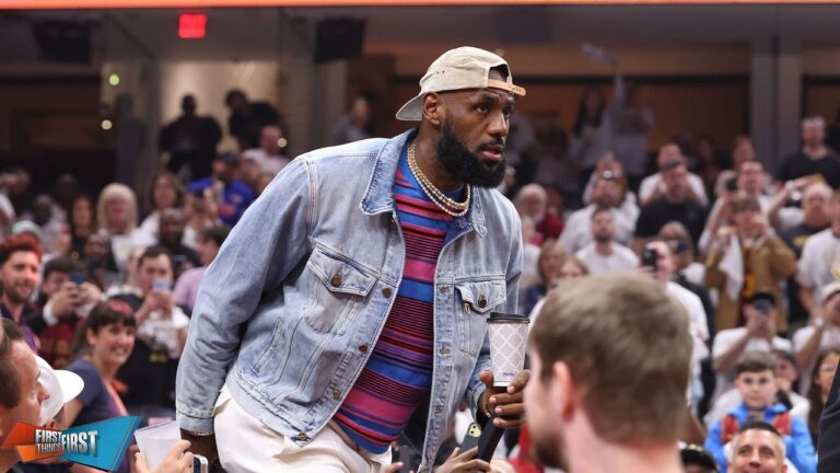 LeBron sits courtside at Game 4 of Celtics-Cavs: something or nothing?