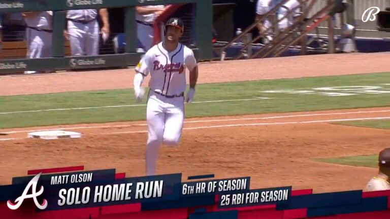 Marcell Ozuna and Matt Olson smack back-to-back home runs, extending the Braves