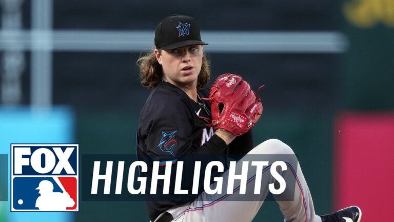 Marlins vs. Athletics Highlights