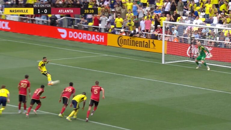 Nashville takes a 1-0 lead vs. Atlanta after Hany Mukhtar scores on a penalty kick