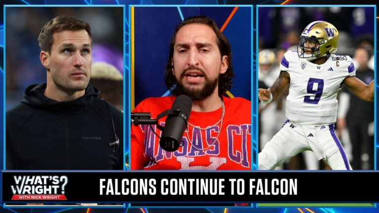 Nick Wright PI: Falcons fans and Michael Penix were robbed with No. 8 draft pick