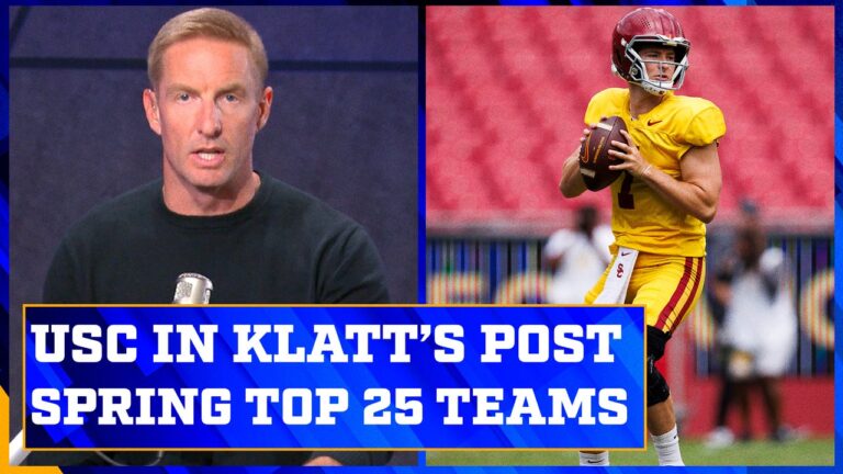 Oklahoma, USC & FSU in Joel Klatt’s post spring top 25