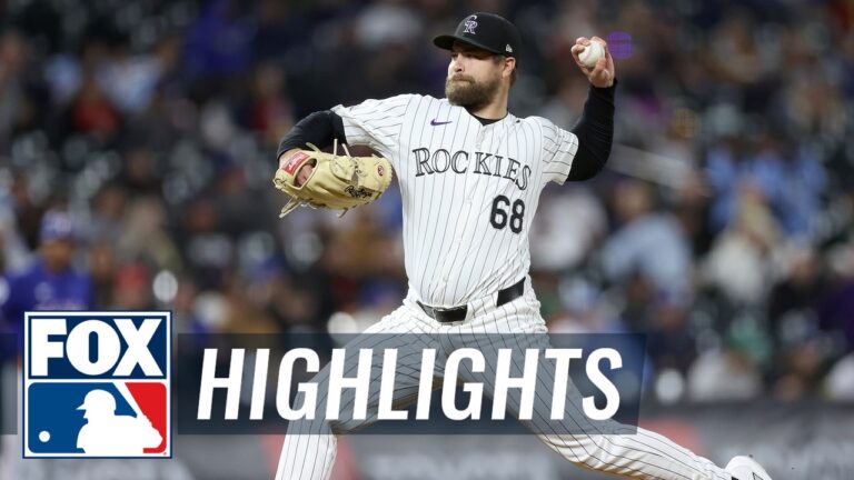 Rangers vs. Rockies Highlights