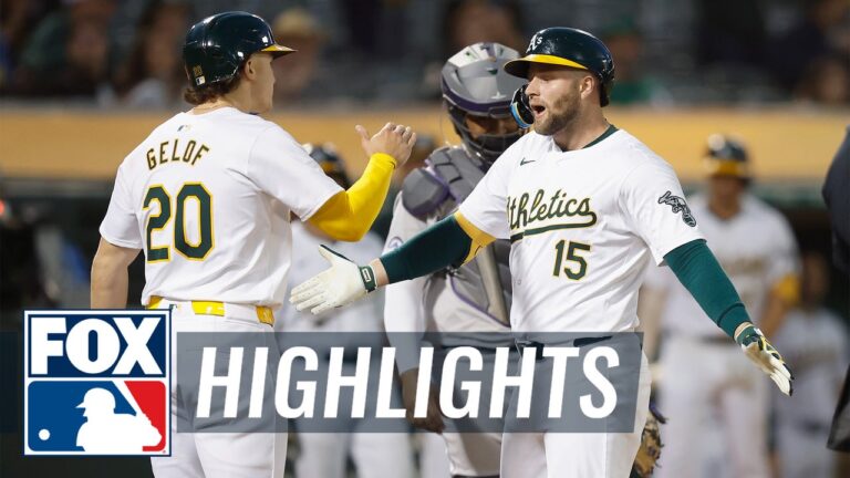 Rockies vs. Athletics Highlights