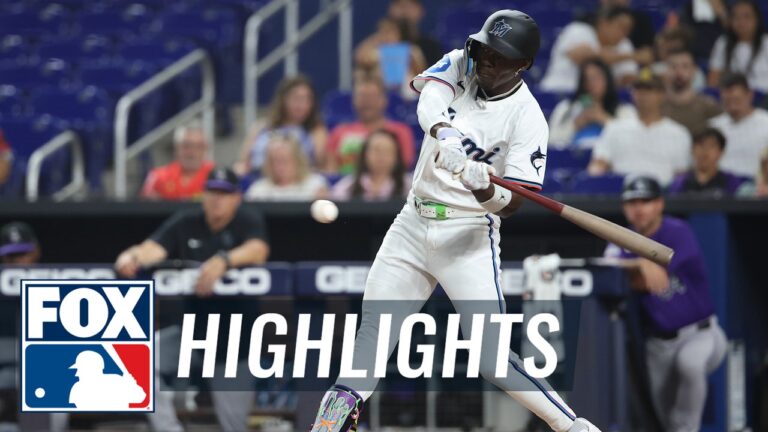 Rockies vs. Marlins Highlights