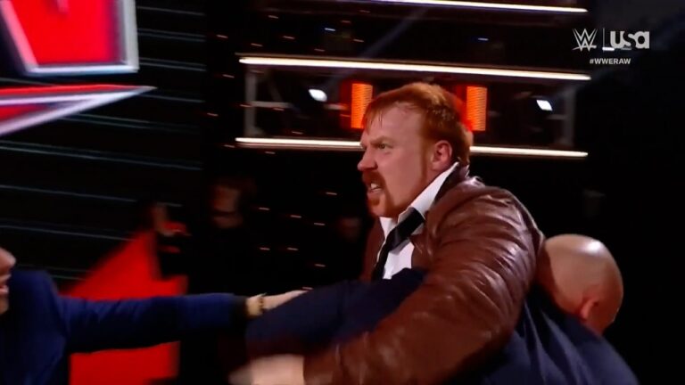 Sheamus stalks Ludwig Kaiser backstage, gets ambushed and separated by security