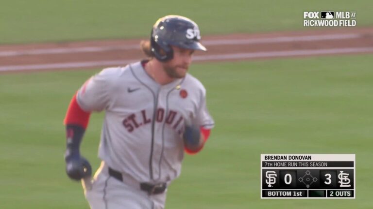 Brendan Donovan crushes a two-run homer to give Cardinals