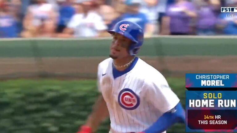 Christopher Morel launches a 446-foot home run, extending the Cubs