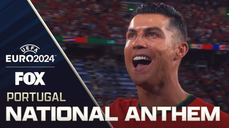 Cristiano Ronaldo sings along to Portugal