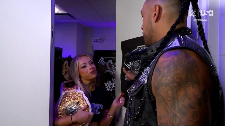 Damian Priest catches Liv Morgan in Judgment Day’s locker room with Finn Bálor