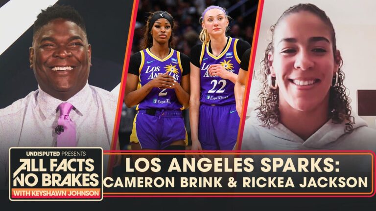 Kia Nurse on Los Angeles Sparks rookies Cameron Brink & Rickea Jackson