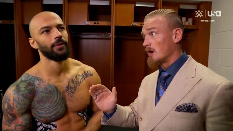 Ricochet tells Ilja Dragunov he’s ready to ‘smack the fake tan off’ of Bron Breakker