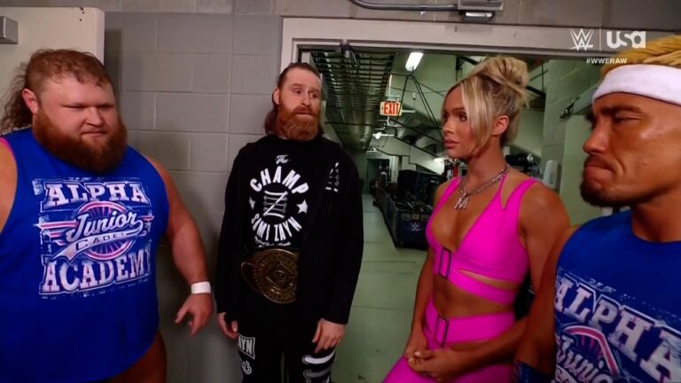 Sami Zayn questions Alpha Academy’s loyalty to Chad Gable backstage, ‘You don’t have to do this!’