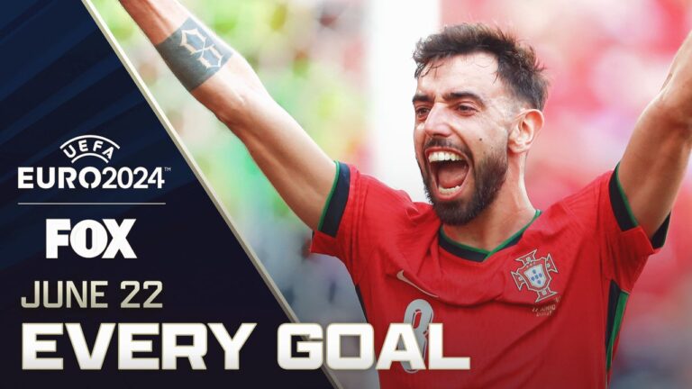 UEFA Euro 2024: Every goal from Saturday, June 22