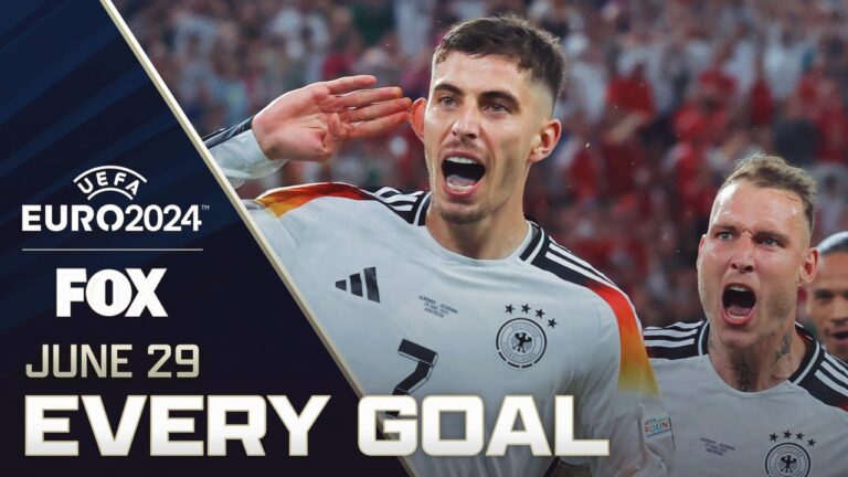 UEFA Euro 2024: Every goal from Sunday, June 29