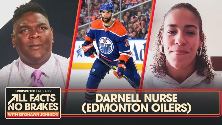 WNBA star Kia Nurse supports brother Darnell Nurse in the Stanley Cup Final