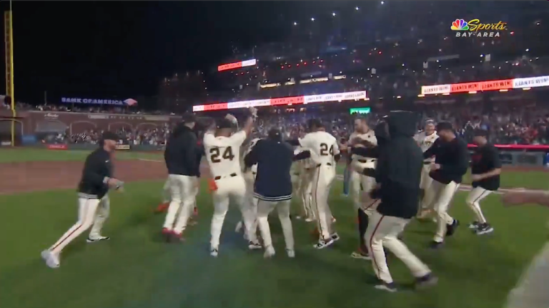 Wilmer Flores walks it off vs. Cubs on the night the Giants remember Willie Mays by wearing No. 24