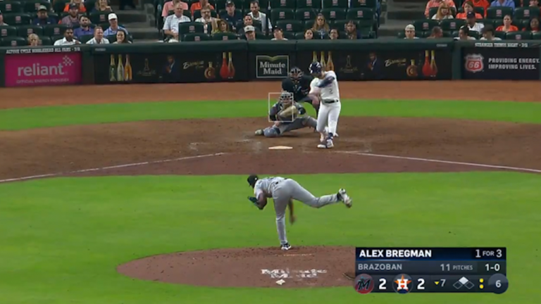 Alex Bregman crushes a two-run home run as the Astros grab a lead over the Marlins