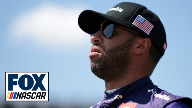 Bubba Wallace speaks on $50,000 fine he received in Chicago and advice from Kevin Harvick