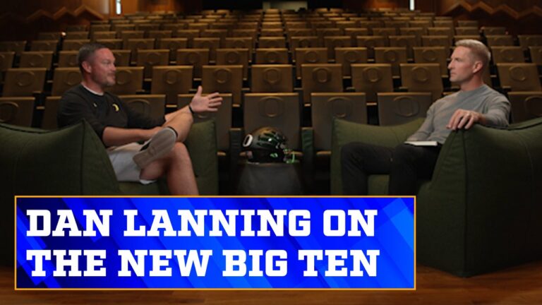 Dan Lanning explains how Oregon is preparing to play in the new Big Ten