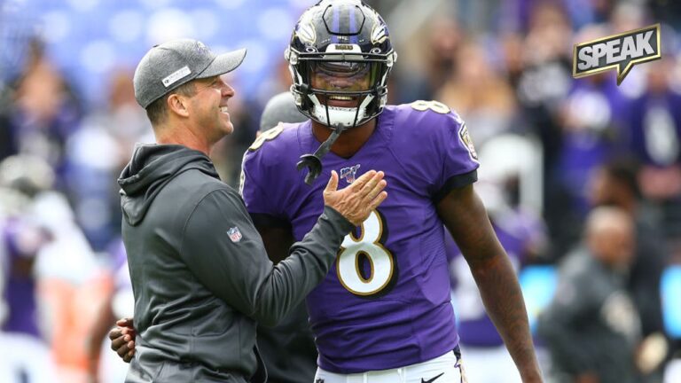 John Harbaugh says Lamar Jackson can become the