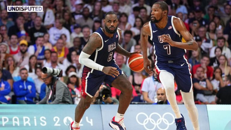 Kevin Durant scores 23 points off the bench in Team USA