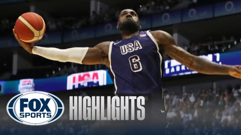 LeBron James DOMINATES with 23 points & 6 assists in United States