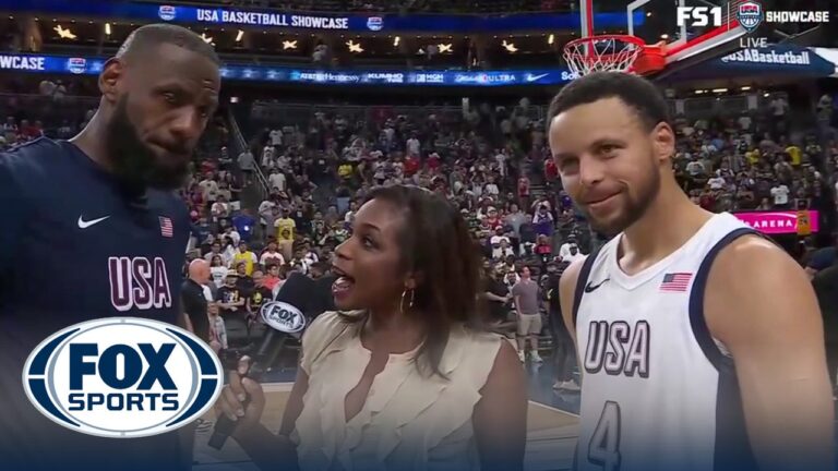 LeBron James & Steph Curry speak after United States