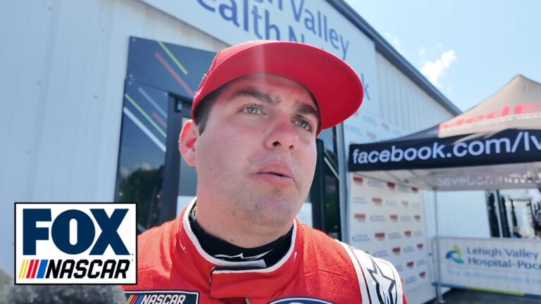 Noah Gragson talks about the crash that ended his day early