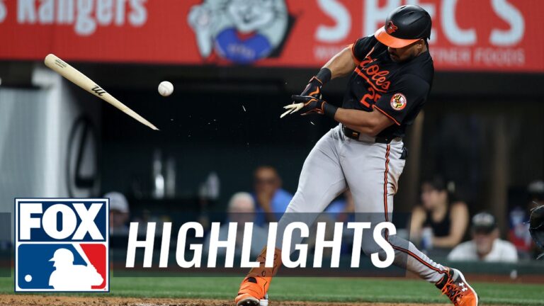 Orioles vs. Rangers Highlights