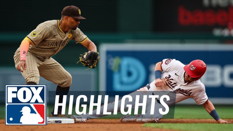 Padres vs. Nationals Highlights