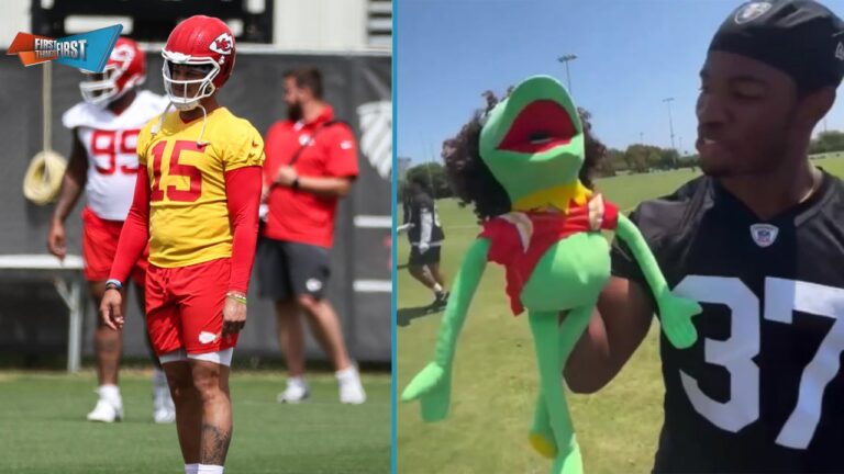 Raiders troll Patrick Mahomes with Kermit the Frog puppet