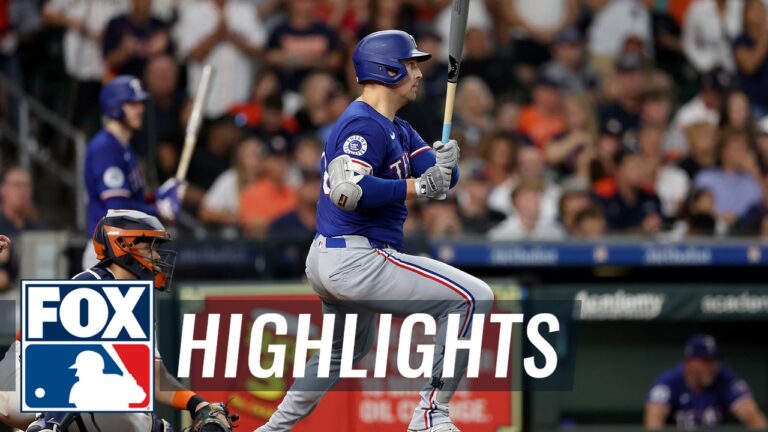 Rangers vs. Astros Highlights