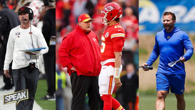 Reid, McVay and Shanahan headline top head coaches list