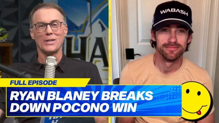 Ryan Blaney Breaks Down His Win at Pocono with Kevin Harvick!