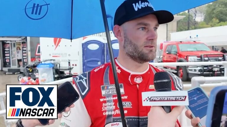 Shane van Gisbergen talks about choosing to stay on slicks during the race in Chicago