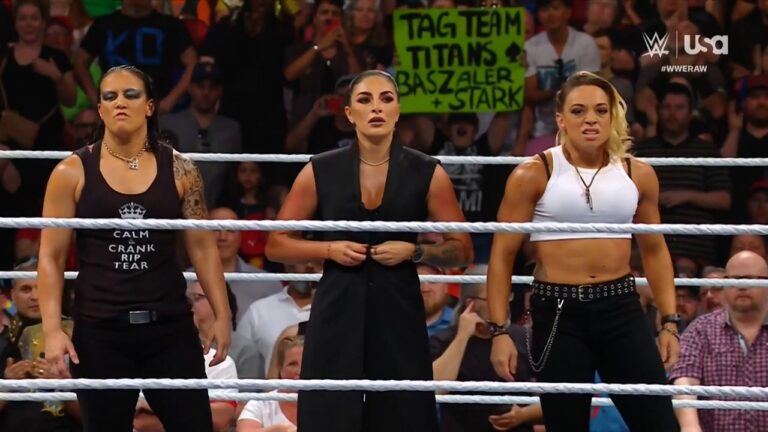 Sonya Deville officially teams up with Shayna Baszler, Zoey Stark in return to the ring