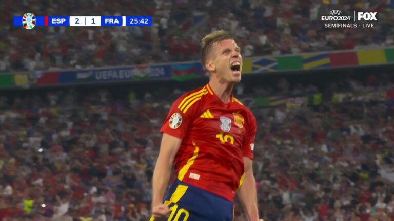 Spain takes a 2-1 lead over France after Dani Olmo scores in 25