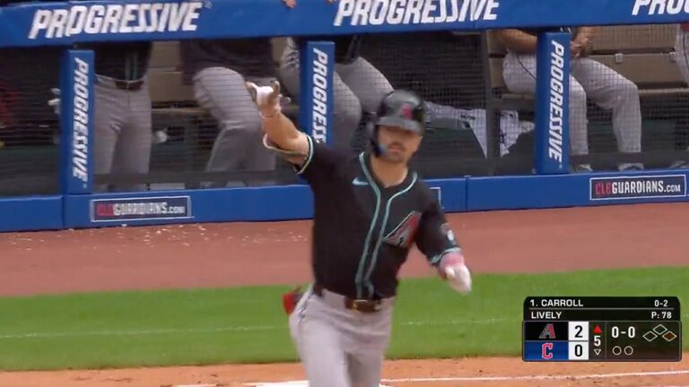 Corbin Carroll crushes a two-run homer, extending Diamondbacks