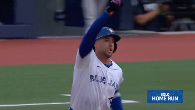 George Springer hits a leadoff home run to give Blue Jays an early lead over Athletics