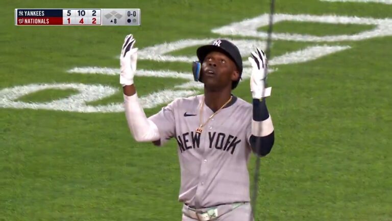 Jazz Chisholm Jr. cracks his 21st homer of the year, a solo shot to increase the Yankees