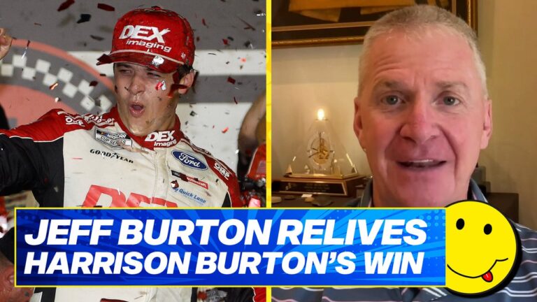 Jeff Burton relives Harrison Burton