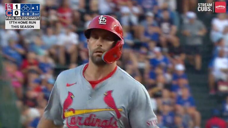 Paul Goldschmidt launches a solo homer and gives Cardinals a 1-0 lead vs. Cubs