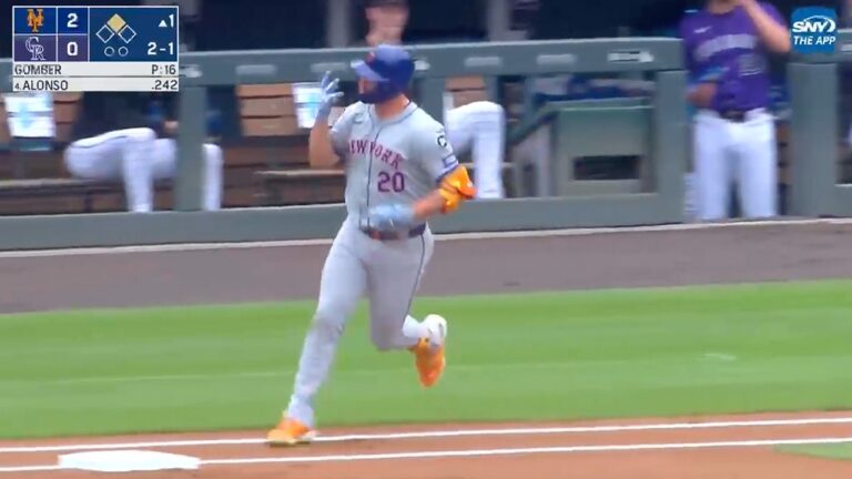 Pete Alonso smashes a two-run homer, extending Mets