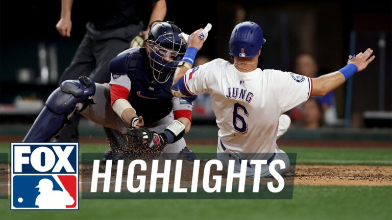 Red Sox vs. Rangers Highlights